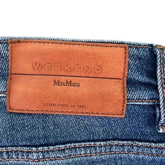 Weekend Max Mara Cropped Cigarette Jeans High Rise Women's Size 6 - Picture 5 of 9